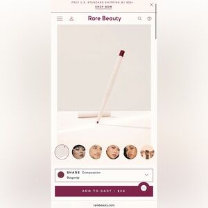 RARE BEAUTY Perfect Strokes Long Wear Gel Eyeliner in  Compassion